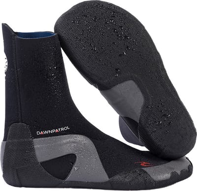 2025 Rip Curl Dawn Patrol 3mm Round Toe Neoprene Boots - Black