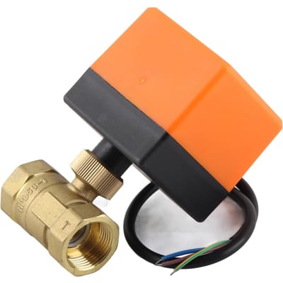 DC 12 24V G3 4  DN20 Laiton 2 Voies Vanne Électrique à Bille Motorisée pour Contrôle de Débit