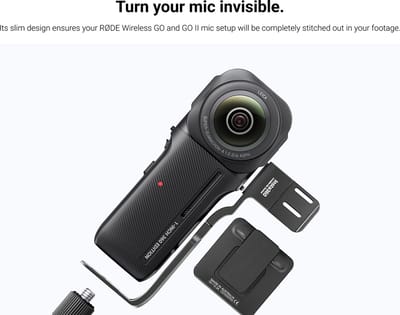Insta360 - 1 inch 360 - Invisible Mic Bracket