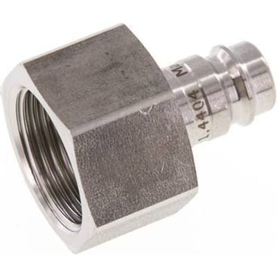 RVS 306L DN 10 Luchtkoppeling Insteeknippel G 3/4 inch Binnendraad - CLP10-F-SSL-P-034