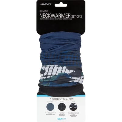 Avento Colsjaal Set Junior - Active - 3 St - Donkerblauw/Groen/Zwart/Wit