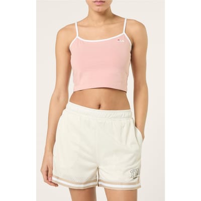 FILA Renella Cropped Spagetti Strap Top Mellow Rose Taglia: XS | Canottiere Outlet | Donna | Rosa