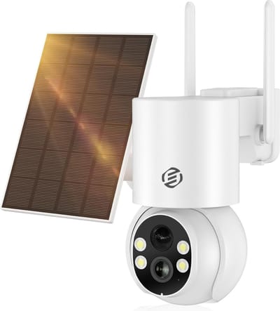 Equivera Camerabewaking Draadloos - Beveiligingscamera - Beveiligingscamera voor buiten - Beveiligingscamera buiten - Draadloze beveiligingscamera - Draadloze beveiligingscamera buiten - Bewakingscamera - Bewakingscamera voor buiten