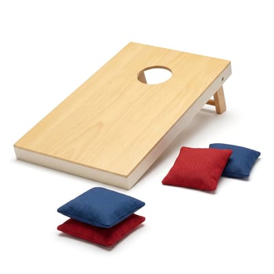 Lomera Cornhole Werpspel - Bean Bag Spel - Beanbag - Gooispel - Pittenzak Werpspel - Buitenspeelgoed - Tuinspel - Zakjesgooien - Bonenzakwerpspel - Bean Bag Game - Actief Buitenspel - Familiespel