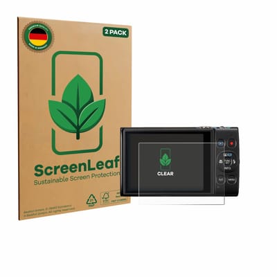 2 Stuks Screenprotector voor Canon Digital Ixus 285 hs - Hoogwaardige Beschermfolie transparant