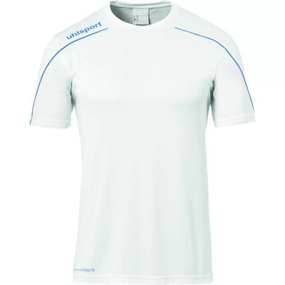 Uhlsport Stream 22 Shirt Korte Mouw Heren - Wit / Royal | Maat: XL