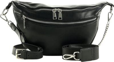 SEIDENFELT MANUFAKTUR Schoudertas Rya Big Beltbag Black Zwart
