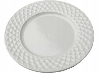 Grote keramische eetplank 26cm - Diamantgrijs