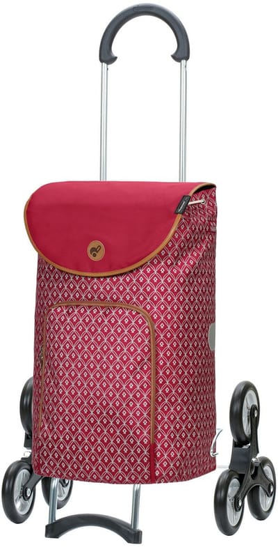 Andersen Shopper Trapklimmer Scala Shopper Famke winkelwagen 59 cm - 45 L - rot