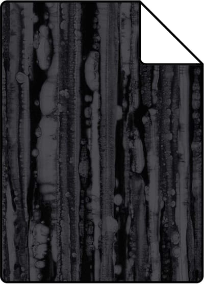 Proefstaal Origin Wallcoverings behang strepen zwart - 26,5 x 21 cm - 346644-S