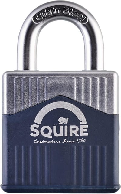 Squire Warrior 45 - Hangslot - Slot met sleutel - Zeer krachtig slot - Voor binnen en buiten - 45 mm - CEN2