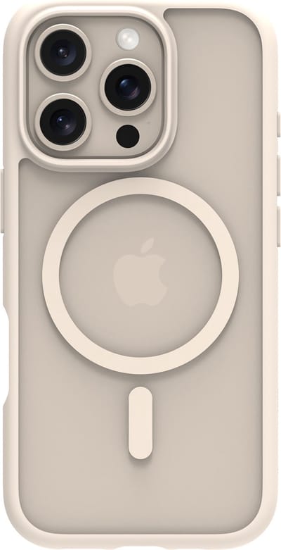 Dbramante1928 - Grenen Mag geschikt voor iPhone 16 Pro Hoesje - goud | goud