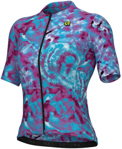 Ale Pr-e Clorofilla Korte Mouw Wielertrui Blauw M Vrouw