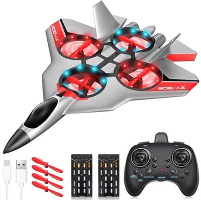 RC-vliegtuig voor kinderen met afstandsbediening en gyro stabilisator - 2,4 GHz