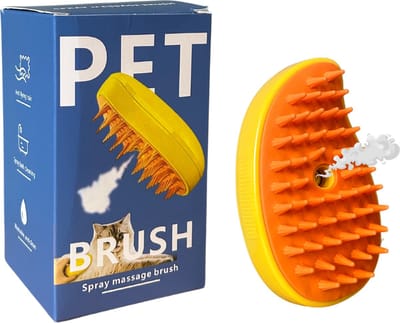 HPP® - Kattenborstel - Zelfreinigende Zachte Stoomborstel Voor Katten en Honden - Haarverwijderaar - Kattenborstel op stoom - Hondenborstel op stoom - Kattenkam - Kortharig – Langharig