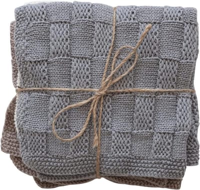 Boerderij Theedoeken - Vaatdoeken Keukenlinnen - Keuken Schoonmaken - Geweven Textuur - 26 x 26 cm - Meerkleurig