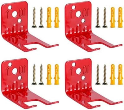 Brandblusser Beugel - Brandblusser Houder - Snelle Toegang - Universele Pasvorm - 5 x 10 x 10 cm - Rood