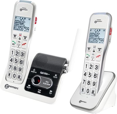 Draadloos DECT Telefoon Set met Extra Luide Ontvangst en Antwoordapparaat