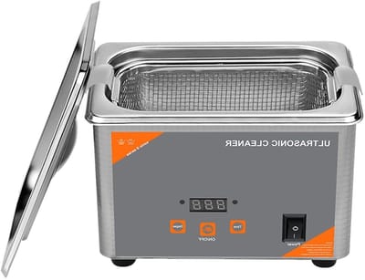 Ultrasone reiniger - Sieraden reiniger - Snel reinigen - Digitale timer - 800ml inhoud - Zilver