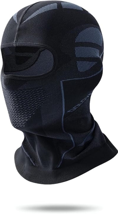 Professionele winter skicapuchon en bivakmuts, unisex, motorcapuchon, helmvoering, ademende nekwarmer, geschikt voor skiën, fietsen, motorrijden en andere sporten. Één maat, past iedereen.Marineblauw