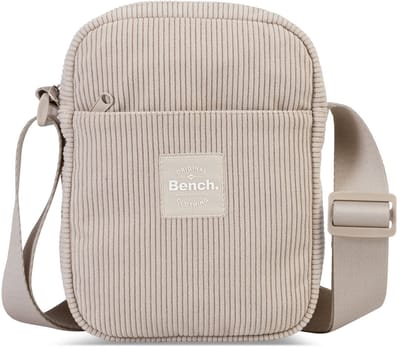 Bench Corduroy Crossbody / Schoudertas Beige