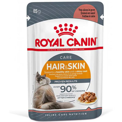 Royal Canin Hair & Skin Care in Saus - Kattenvoer - 12x85g - Huid en vacht