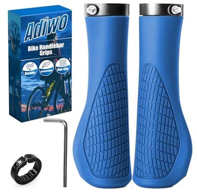 Ergonomische Fietshandgrepen voor 22,2 mm Stuur - Antislip, Snelle Montage, Geschikt voor Trekkingfiets, Racefiets, Stadsfiets, Vouwfiets en Mountainbike