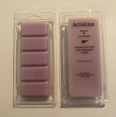 ArtiShine - Waxmelts - Amber & Lavendel (5melts - 84 gr !)