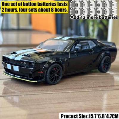 1:32 Dodge Challenger Srt Hellcat Redeye Supercar Legering Metaal Diecast Modelauto Huis Trendy & Bureau Display Ornamenten Verjaardag