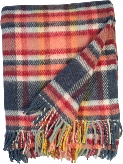 Luxe Lamswol Fleece Deken - Perfect voor Thuis, Reizen en Outdoor Avonturen - Licht Roze, 150 x 210 cm