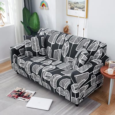 Geometrisch bedrukte stretch bankhoezen voor woonkamer moderne stijl bankhoezen alle seizoenen beschikbaar bank 1 /2 /3 /4 zits pillowcase (45x45cm)