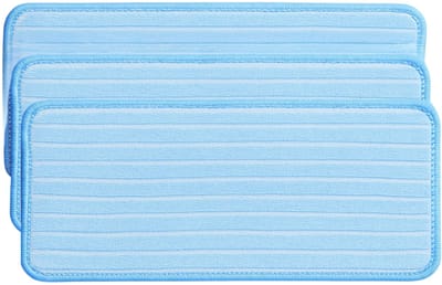 Ventra® – Accessoire Set - Microvezeldoeken Set (3 stuks) – Vloerdoek met Klittenbandbevestiging - Compatible met GB-120PRO Stoomreiniger