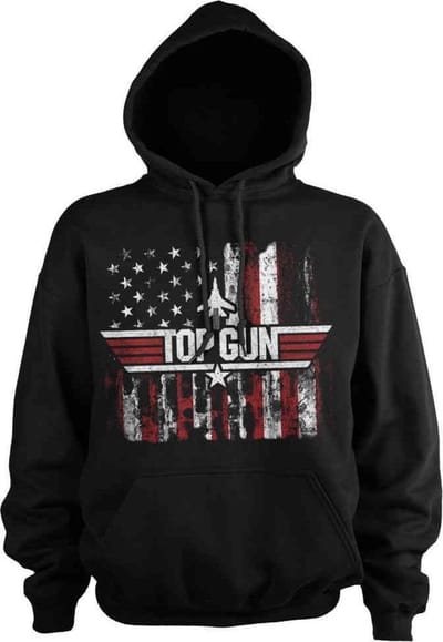 Top Gun Hoodie/trui -S- America Zwart