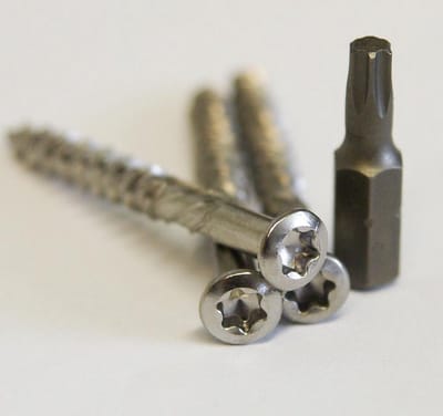 Meuwissen Agro Vlonderschroeven RVS 175 st. + 2 bitjes - Torx 4,5 x 40mm