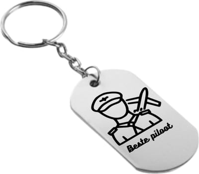 Akyol - Piloot Sleutelhanger - cadeau - kado - geschenk - gift - vliegtuig - vliegveld - werk - hobby - verassing - verjaardag - feestdag - airport - airplane - klm - baan - beroep - Boeing - airbus