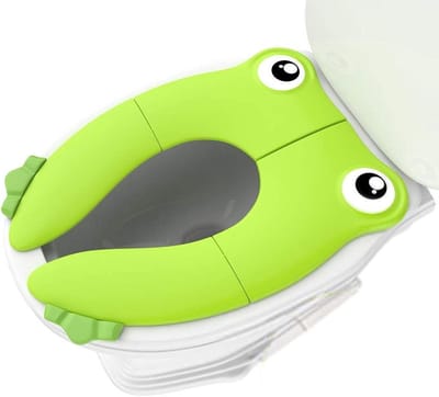 Opvouwbaar Toiletje - Kinder Potje - Zindelijkheidstraining - Antislip Siliconen - Groot Formaat - Blauw