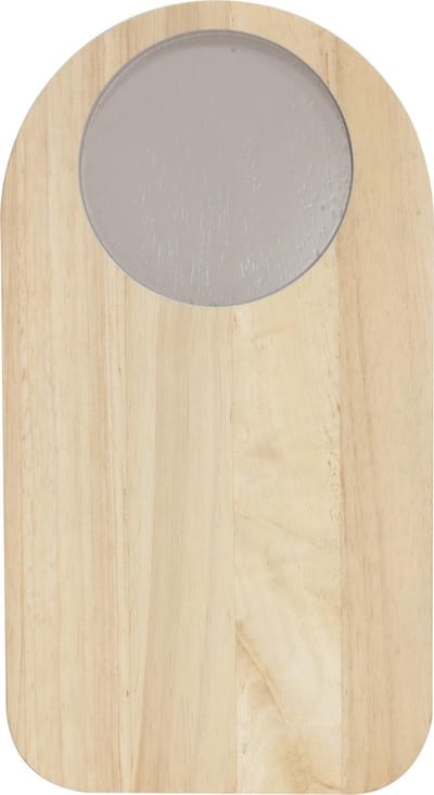 TAK Design Sade Snijplank - Hout - 27,2 x 15 cm - Warm Grijs