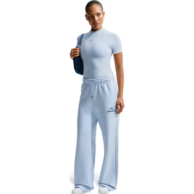 Nike Sportswear Broeken Dames - Blauw - Maat 40 - Katoen Jersey