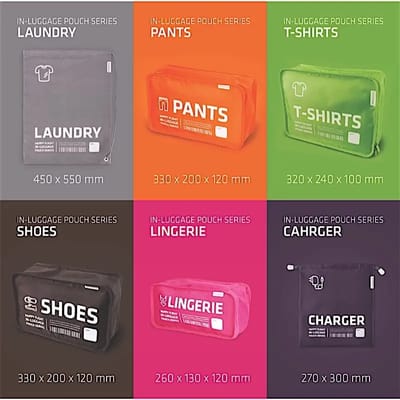 Bagagezakken Alife Design Set B (x6)