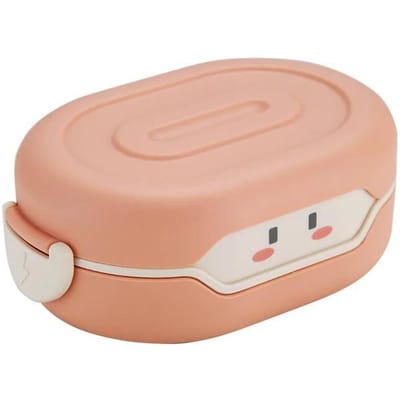 Bento Lunchbox voor Kinderen Kawaii Cartoon Studenten Schattige Kikker Sandwich Snack Voedselbox Fruitcontainer Draagbaar Picknick Vershouddoos