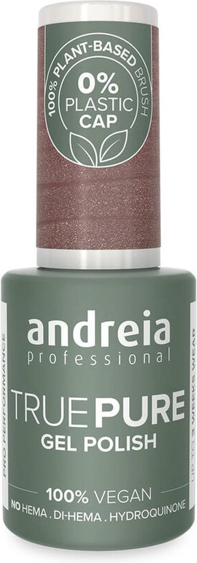 Andreia Professional - Gellak - True Pure - Taupe met Gouden Glans T42 - HEMA vrij - Vegan - 10,5ml