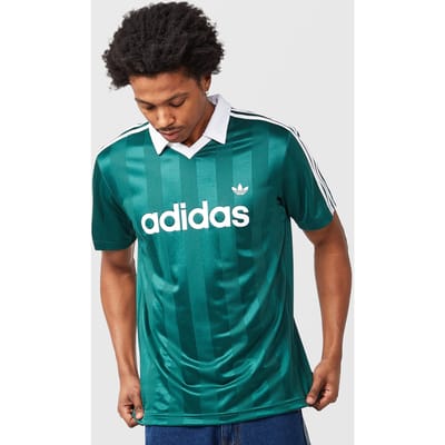 Adidas Archive Collar Truien/Replica's Heren - Groen - Maat S - Poly Jersey