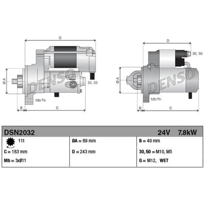Starter DENSO DSN2032