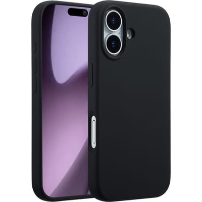 Accezz Hoesje - Geschikt voor Apple iPhone 17 - Liquid Silicone Backcover geschikt voor MagSafe - Zwart