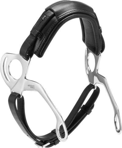 Stübben Hackamore Steeltec Pony Zwart
