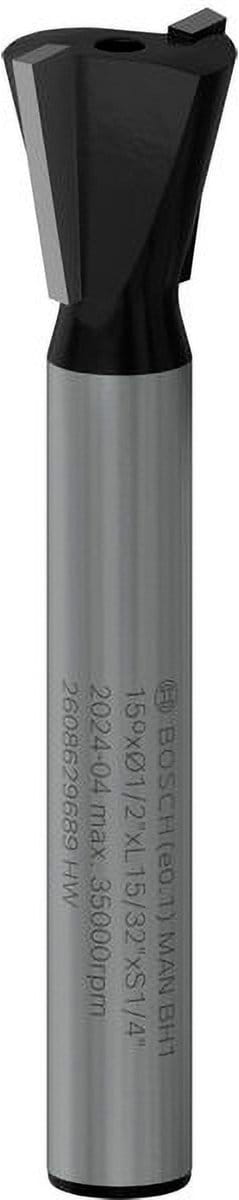 Bosch PRO Zwaluwstaartfrees 15° Schacht 1/4" - 2608629689