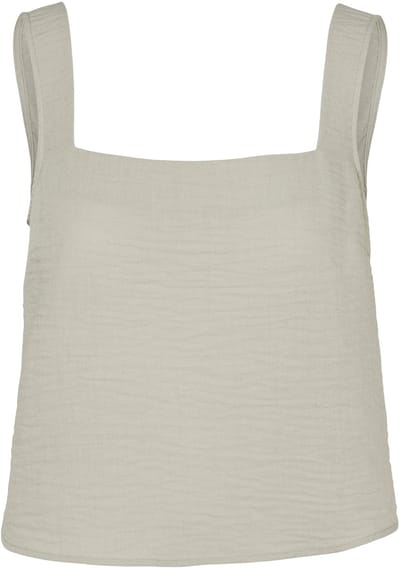 VERO MODA - VMKITA SL SQUARE NECK TOP WVN SB2 TS GA - Dames - Blouses