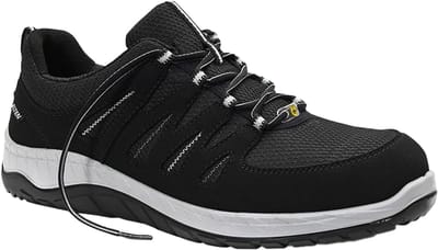 Elten Maddox Black-Grey Low S3 ESD 729461 - Zwart/Grijs - 41