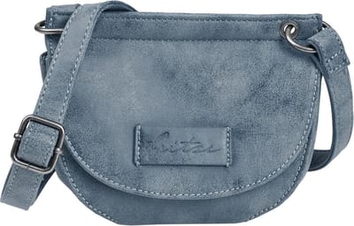 Fritzi aus Preußen Schoudertas Vintage Fritzi44 Crossbody Small True Blue Blauw