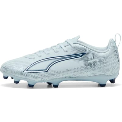 PUMA ULTRA 6 PLAY FG/AG Jr Unisex Sportschoenen - Icy Blue-PUMA White-Blue Jewel